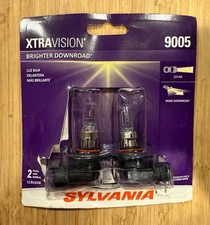 Sylvania XTRAvision Automotive Car Halogen Headlamps Pair, 2 Bulbs 9005 (HB3)