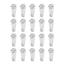 30lbs Hard Wall Hanger Wall Mount Non-mark Hook Picture Photo Hangers 20 Pcs