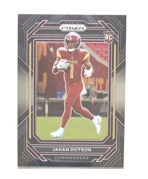 2022 Panini Chronicles Prizm Black #PB-15 Jahan Dotson RC (COMMANDERS) !