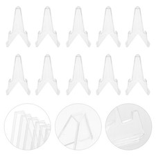 10 Pcs Badge Display Stand Bracelet for Selling Business Counters