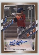 2021 Topps Pro Debut Gold Auto 7/50 Colin Barber #PD-110 Auto o1w