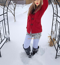 Long Loose Thigh High Slouch Socks Over Knee Japanese School Girl OTK Cable Knit