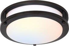13 inch Flush Mount LED Ceiling Light Fixture, 2700K/3000K/3500K/4000K/5000K ...