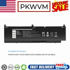 95wh PKWVM Battery For Dell Precision 7550 7560 7750 7760 0447VR 068N03 453-BBCQ