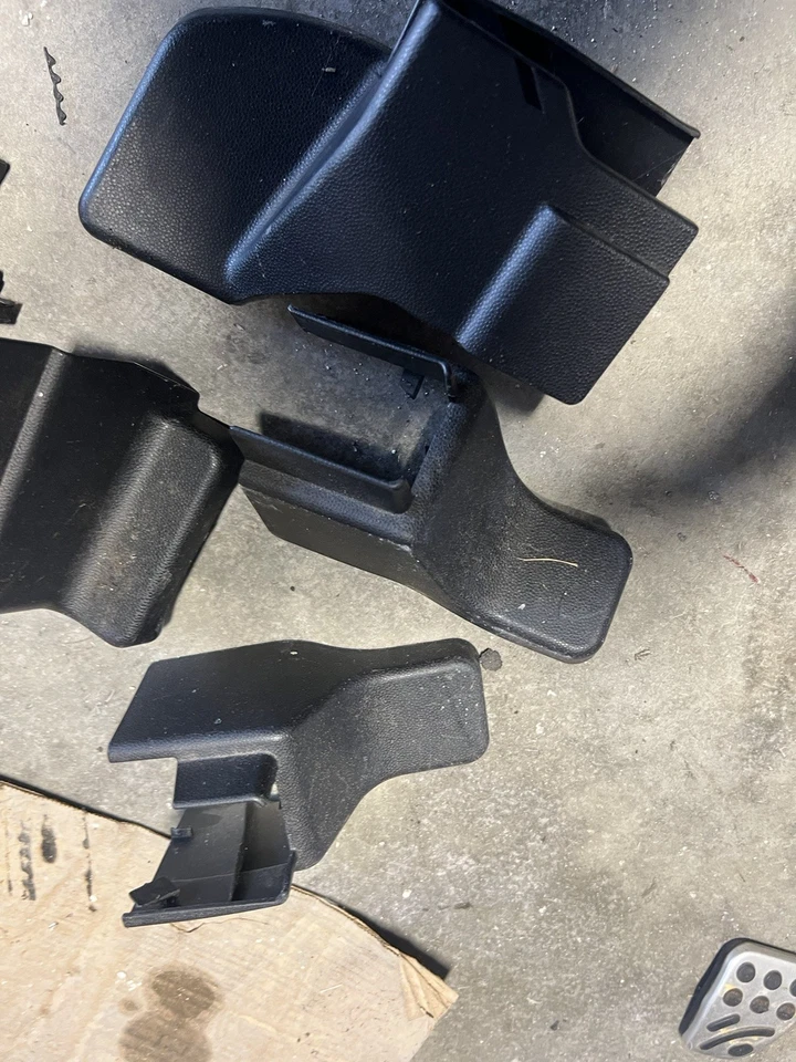 Mazda Mazdaspeed3 2007 2008 2009 OEM Seat Rail Cover Trim Front Seats Set of 8 - Image 4 of 4