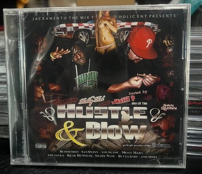 MOZZY & RELLY REL - HUSTLE & BLOW CD NEW SEALED SACRAMENTO RAP RARE