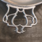 Vintage Hallmarked England Pewter Porringer Bowl Tray 1 Filigree Handle  — photo 6
