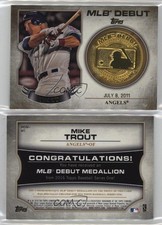 2016 Topps MLB Debut Medallions Mike Trout #MDM-MT