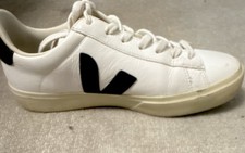 VEJA Campo texture White/Black Lace-Up white ...