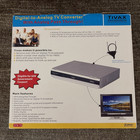 TIVAX Digital to Analog TV Converter with Analog Passthrough Model STB T8
