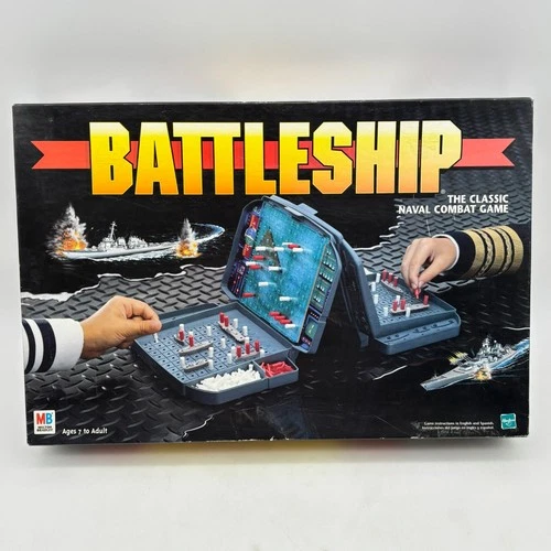 VINTAGE Battleship COMPLETE Milton Bradley 1998 90s War Classic Board Game