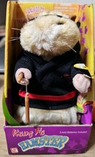 Vintage Gemmy Kung Fu Hamster Black Dancing Fighting Toy  PULL TAG STILL INTACK