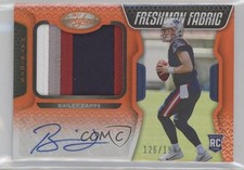 2022 Certified Freshman Fabric Signatures Mirror Orange Bailey Zappe Auto 16wc