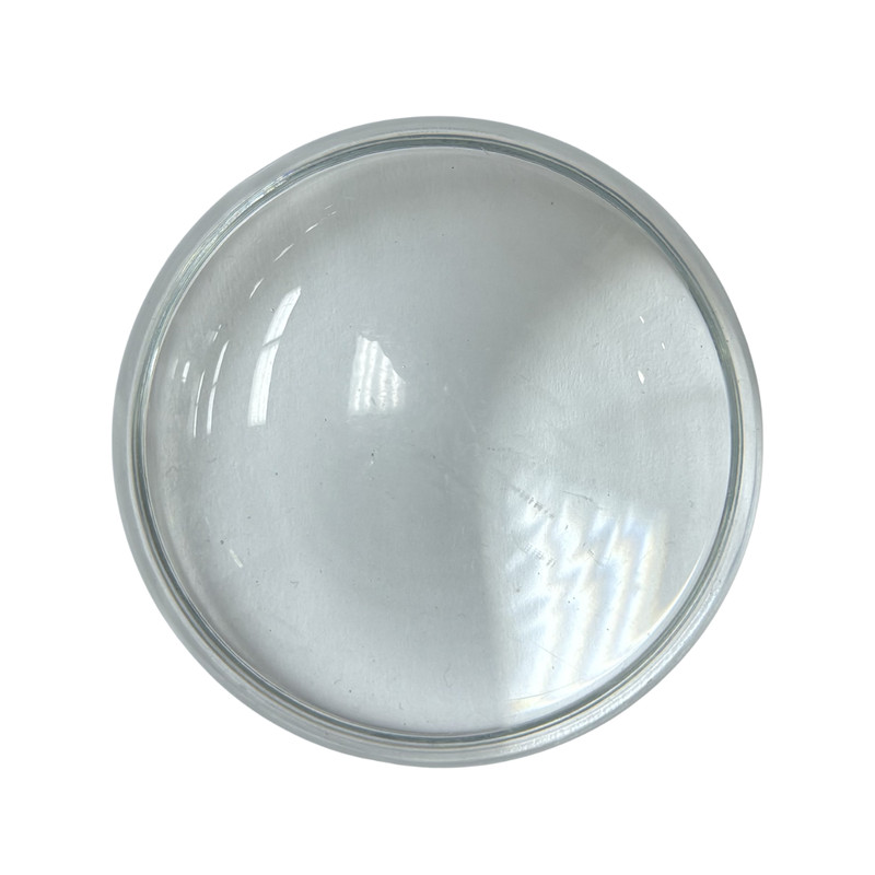 Salvaged Nautical Glass Dome Light Lens 3" Marine Bulkhead Fixture Lens