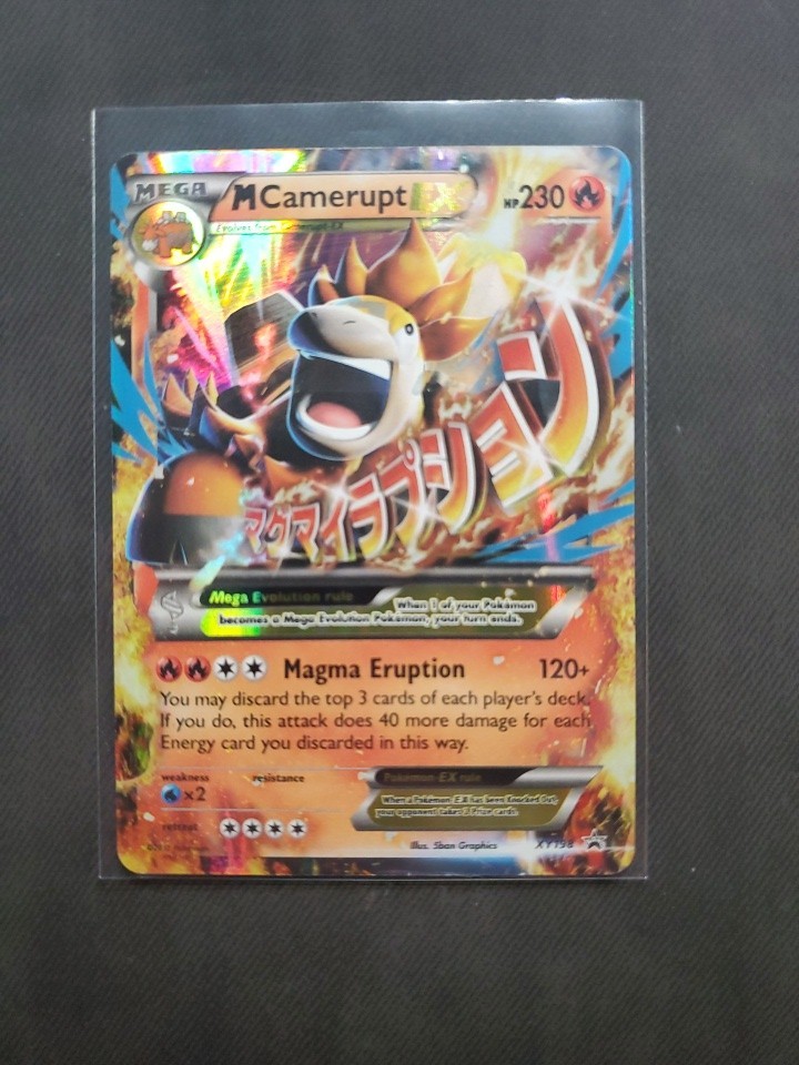 The Pokemon Company M Camerupt EX XY198 XY Holo Promo Full Art 230 HP English