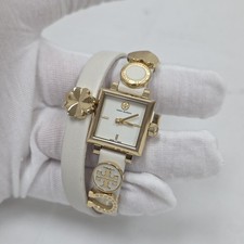 Tory Burch Ladies Saucy TB5351 Swiss Gold Tone Wrap Around Leather Quartz Watch