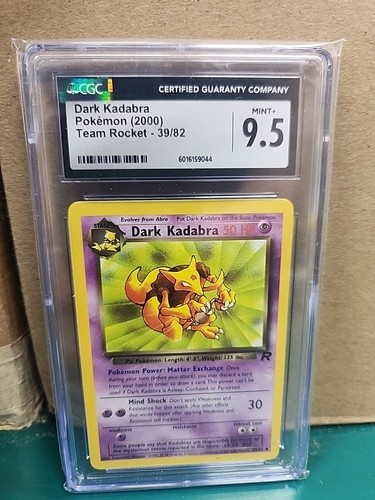 Dark Kadabra (Unlimited) graded CGC 9.5 for sale on eBay