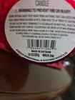 Joyful Pomander Red Scented Holiday Glass Candle Ornament 5" Decor New — photo 4