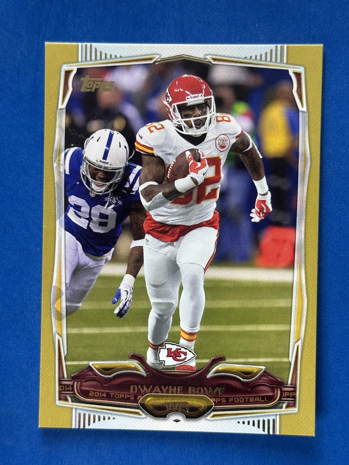2014 Topps Gold #284 Dwayne Bowe Kansas City Chiefs #/2014
