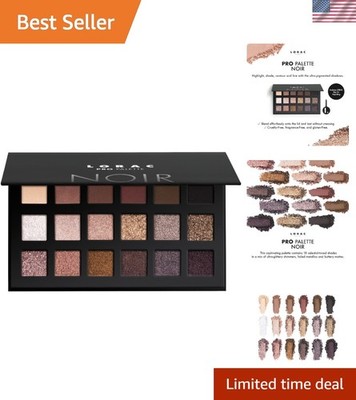 LORAC PRO Matte & Shimmer Eyeshadow Palette, Metallic High Pigmented, Mirror ...