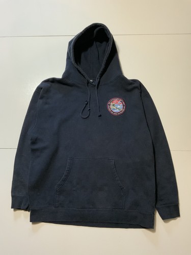 Eric Clapton 2006/07 World Tour Official Merch Navy Blue Pullover Hoodie Sz. XL - Picture 2 of 11