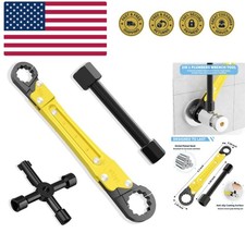 Plumbing Tools: Angle Stop Wrench Kit, Removal Tool for Professional Plumbers...