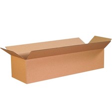 BOX USA 26x6x6 Long Corrugated Boxes, Long, 26L x 6W x 26" x 6" x 6", Kraft