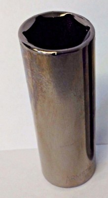 Armstrong 10-216A 1/4'' Drive 6 Point Deep Socket 1/2'' USA