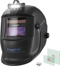 1/1/1/1 True Color Auto Darkening Welding Helmet Solar Powered Wide Shade 4/9-13