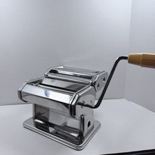 Marcato Atlas Deluxe 150 Manual Crank Pasta Machine Noodle Maker Italy w/ Crank
