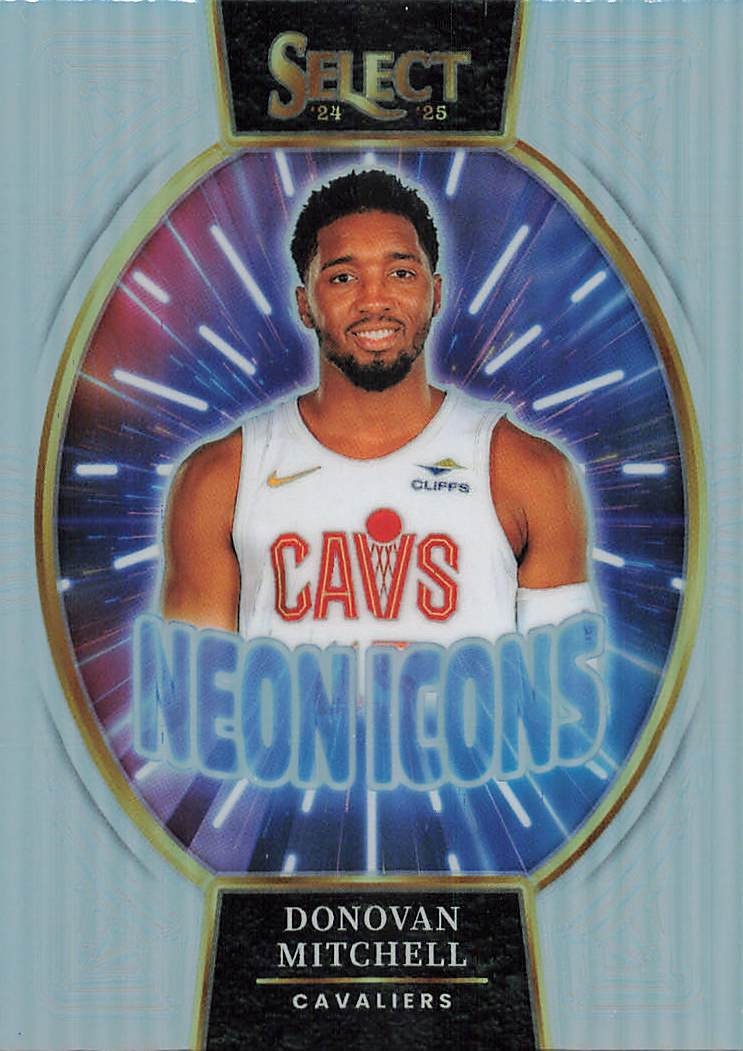 2024-25 Panini Select - Neon Icons Donovan Mitchell #8