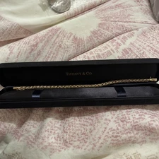 Vintage Tiffany & Co 14K Yellow Gold Russian Braid Style Bracelet 7 Inch 9.3gr.