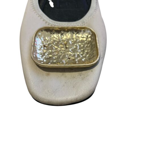 Loewe leather ballet flats Medallion Share Size 37 White - Picture 2 of 10