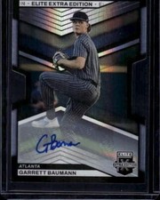 2023 Panini Elite Extra Edition #30 Garrett Baumann Signatures Die Cut #/399