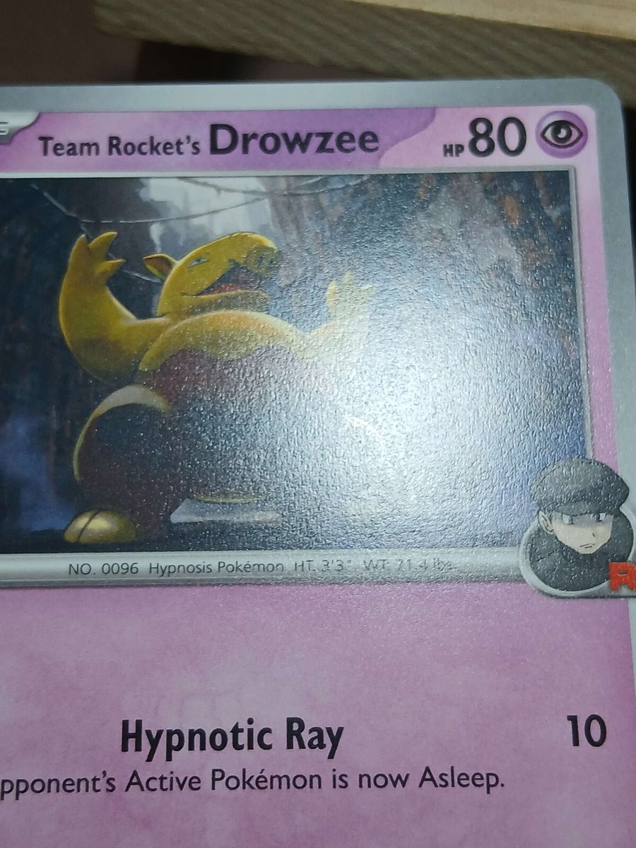 LP Pokemon Team Rocket's Drowzee 079/182 Sv10: Destined Rivals
