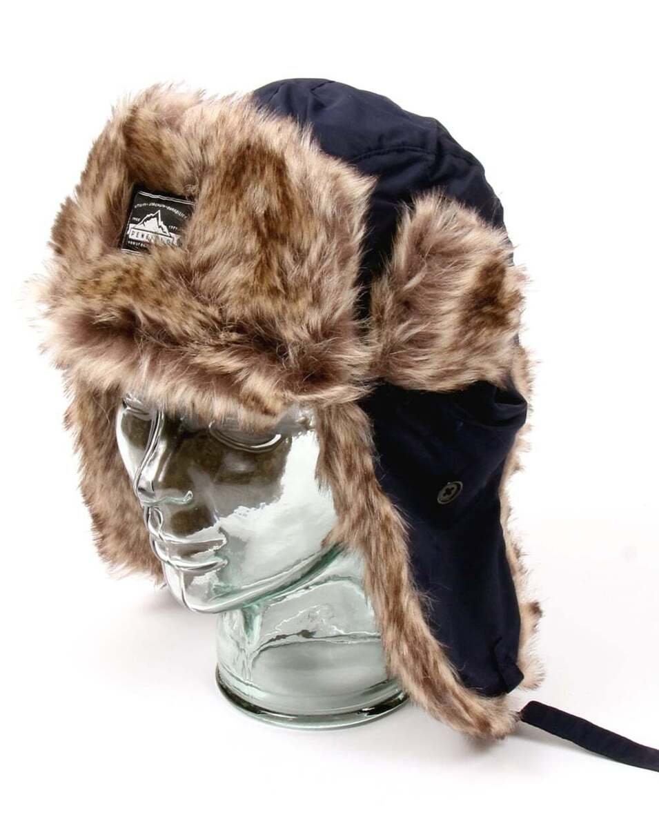 Penfield Navy Providence Trapper Hat Size L/XL NWT | eBay