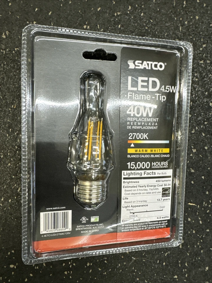 (10 Pack) Satco S8610 4.5W EFC/LED/27K/120V - Image 2 of 4