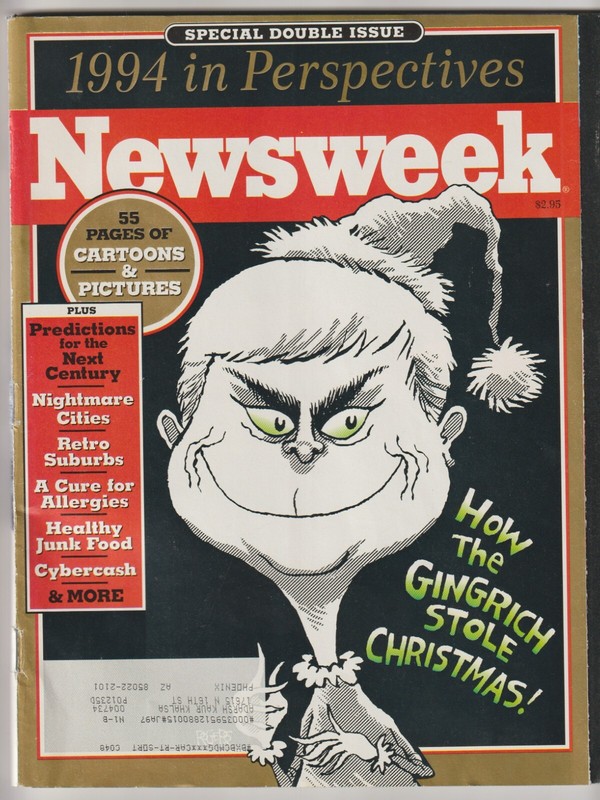 Newsweek 1994 in Perspective Double Issue -  Cartoons & Pictures