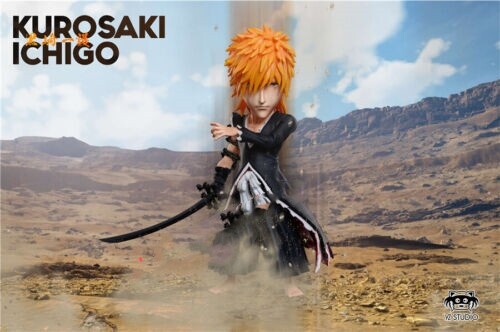 アクセサリー Studio ichigo ZH Studio Bleach Kurosaki Ichigo Resin Statue in stock 1/6