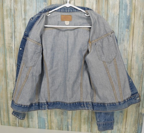 Vintage Levis 70505-0217 Type 3 Blue Denim Trucker Jacket Adult Size 40 USA - Picture 2 of 13