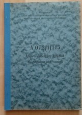 NVA Vorschrift A072/1/115 Universalbagger UB 631 Beschreibung und Nutzung