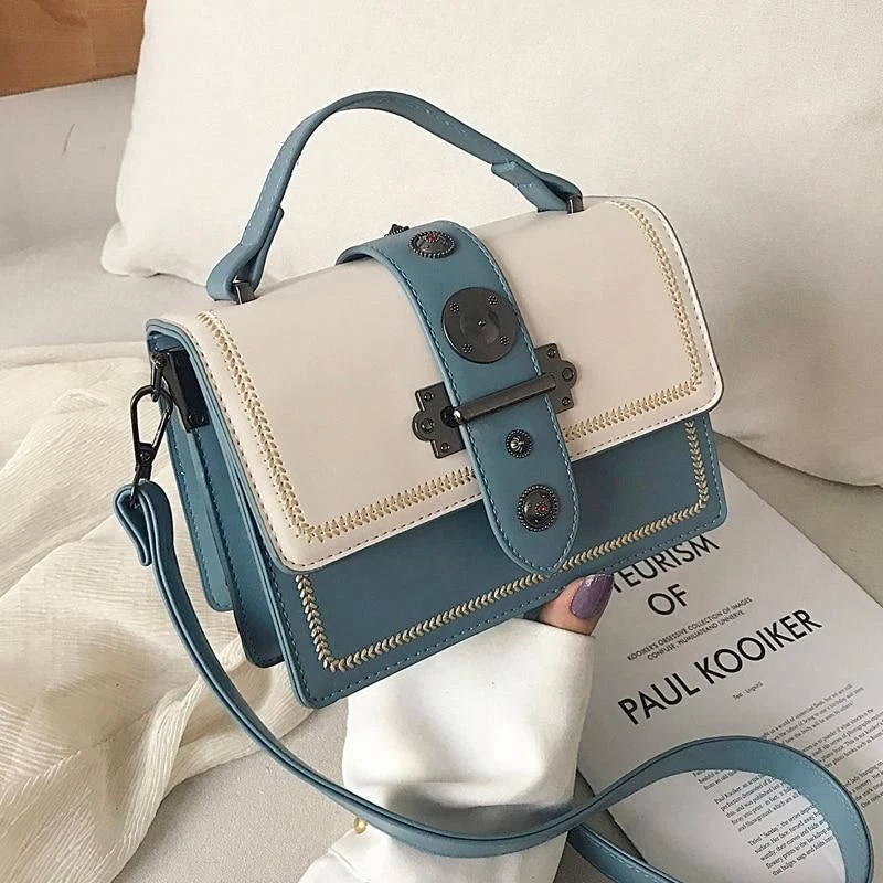 Rivet outlet shoulder bag