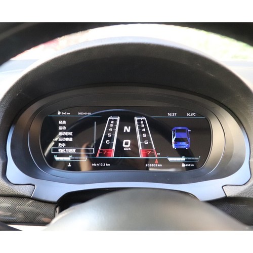 Car LCD Digital Dashboard Instrument Speedometer For VW Golf 6 MK6 09~12 - Picture 7 of 19