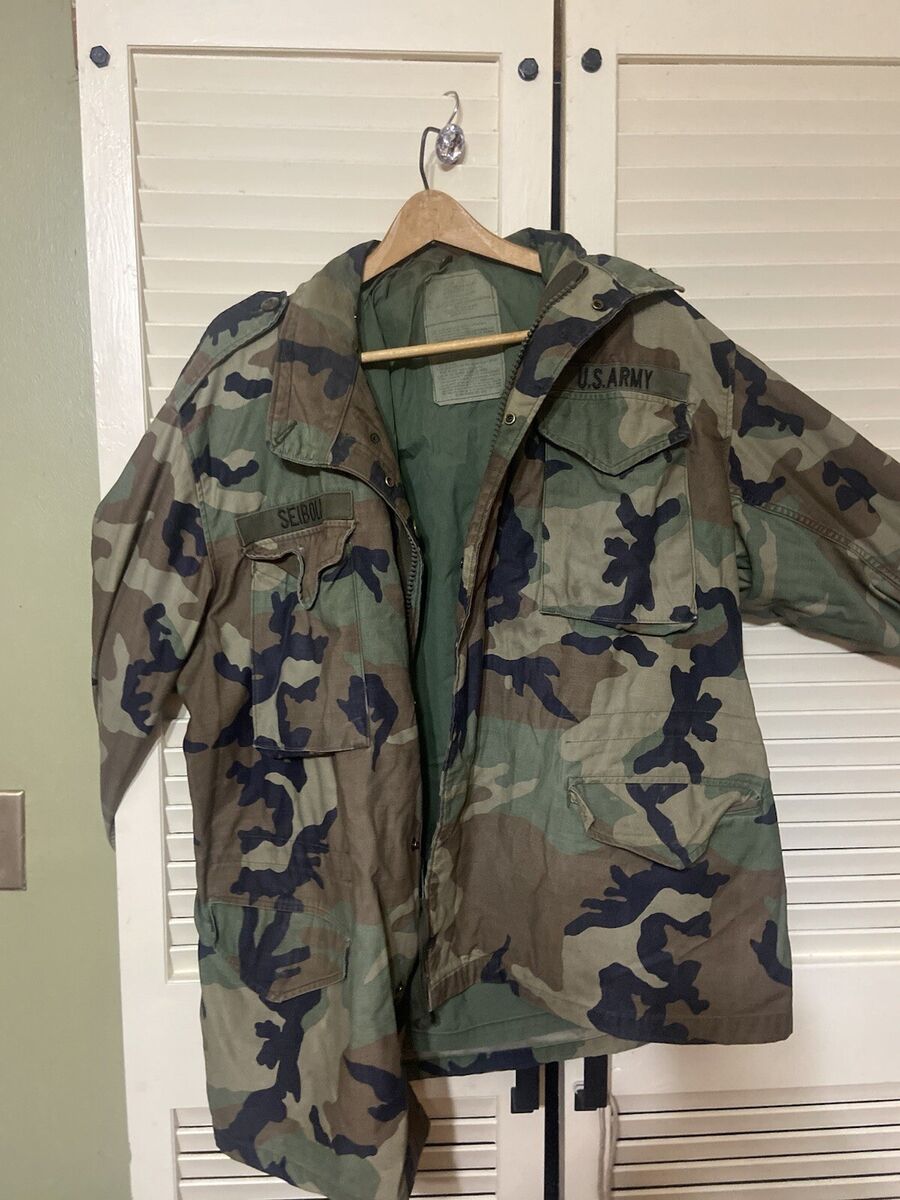 US Army M81 Woodland M65 Field Jacket Large Long | eBay US Army M81 Woodland M65 Field Jacket Large Long | eBay