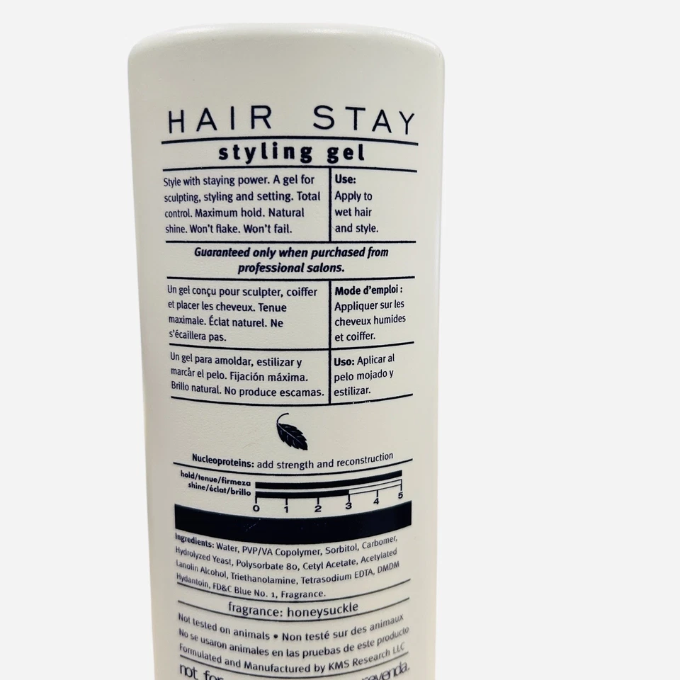 KMS Hair Stay Styling Gel Hold It! 8.1 fl oz Maximum Hold Discontinued Rare NEW - Image 4 of 4