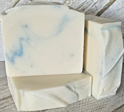 Handmade Coconut Milk Soap, CRISP COTTON, Made in USA, Ships fast & samples.