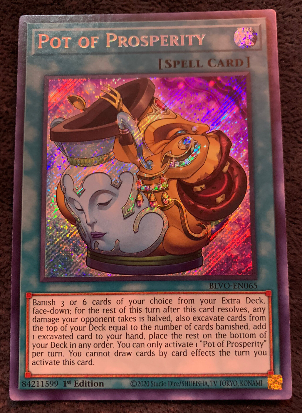 Pot of Prosperity BLVOEN065 Secret Rare 1st Edition NM/VLP eBay