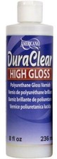 DecoArt DuraClear Poly Varnish High Gloss Clear Finish 8oz