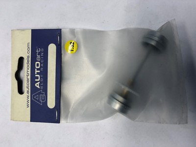 AutoArt SLOT CAR PART 13191-02 Rear Axle Wheel Set FOR PORSCHE CARRERA GT 1/32