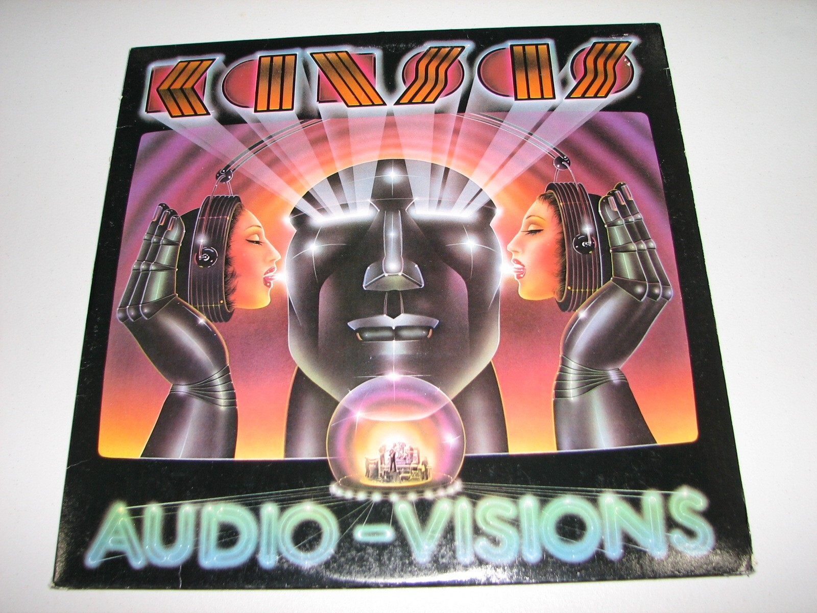 Kansas Lp Vinyl Audio-Visions 1980 Kirshner Album Records 36588 MINT LP !!!!!!